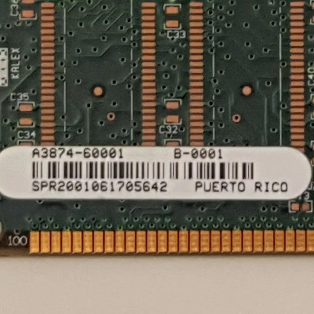 HP C7845AX 32MB 100-pin SDRAM DIMM [ Dual Inline Memory Module A3874-60001